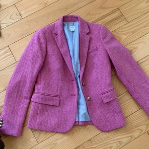 Beautiful pink herringbone blazer. Perfect condition!